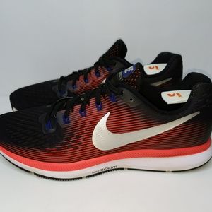 Nike Air Zoom Pegasus Black Crimson Men Running